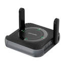 جهاز توجيه لاسلكي محمول من بورودو يدعم تقنية CPE MiFi 3G/4G ببطارية 4000 مللي أمبير - أسود/رمادي