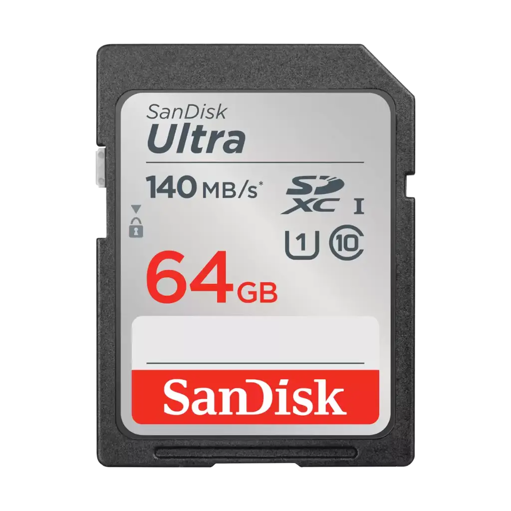 SanDisk 64GB Ultra SDXC UHS-I Memory Card