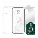 Green Lion 4 in 1 360° Protection Pack for iPhone 12 Pro - Silver