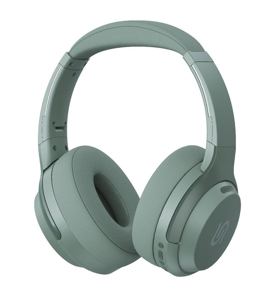 Porodo Soundtec Eclipse Wireless Over-Ear Headphone - Green