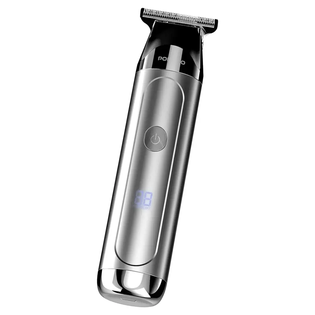 Porodo Lifestyle T-Blade Hair & Beard Trimmer - Silver