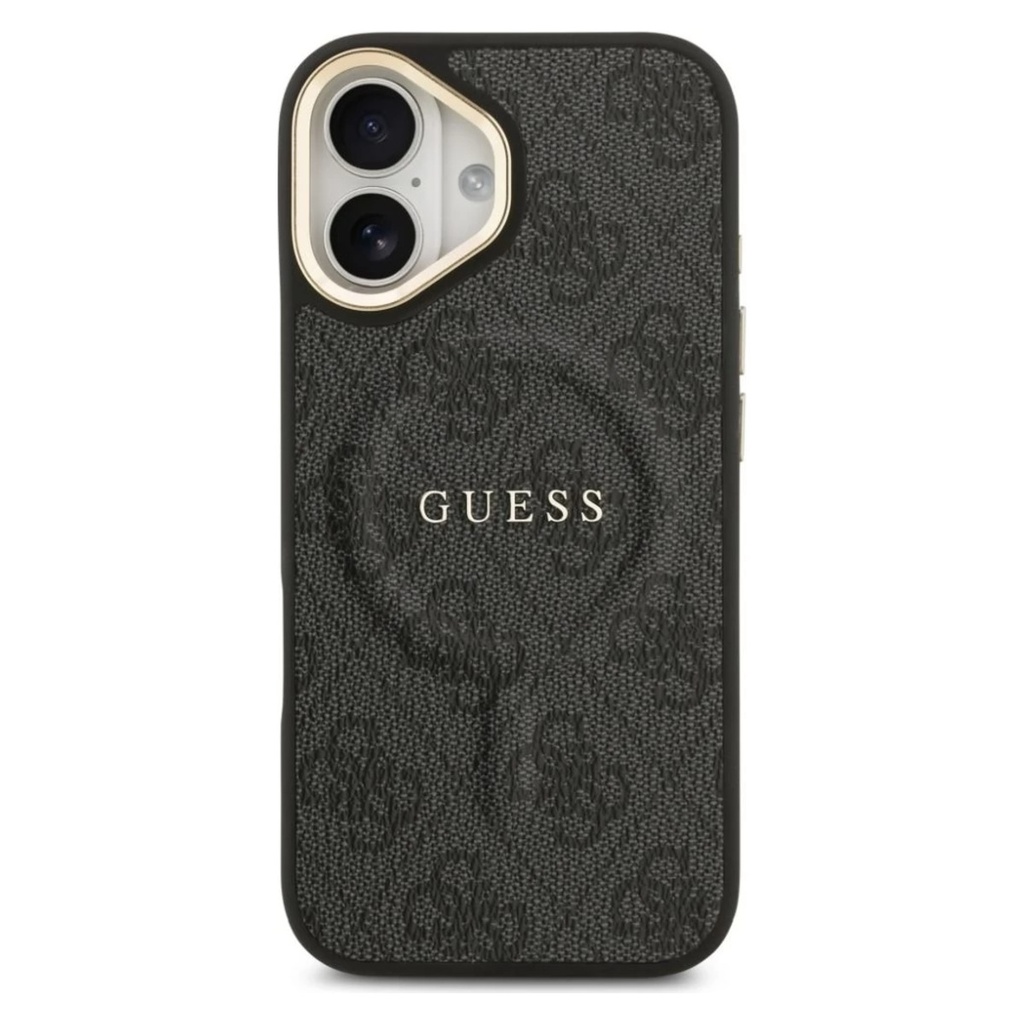 Guess PU Leather 4G MagSafe Case for Apple iPhone 17 Black
