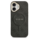 Guess PU Leather 4G MagSafe Case for Apple iPhone 17 Black