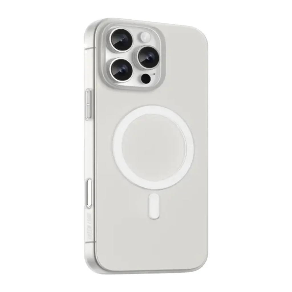 Green Lion Matte Luxe MagSafe Case for iPhone 16 Pro Max – White