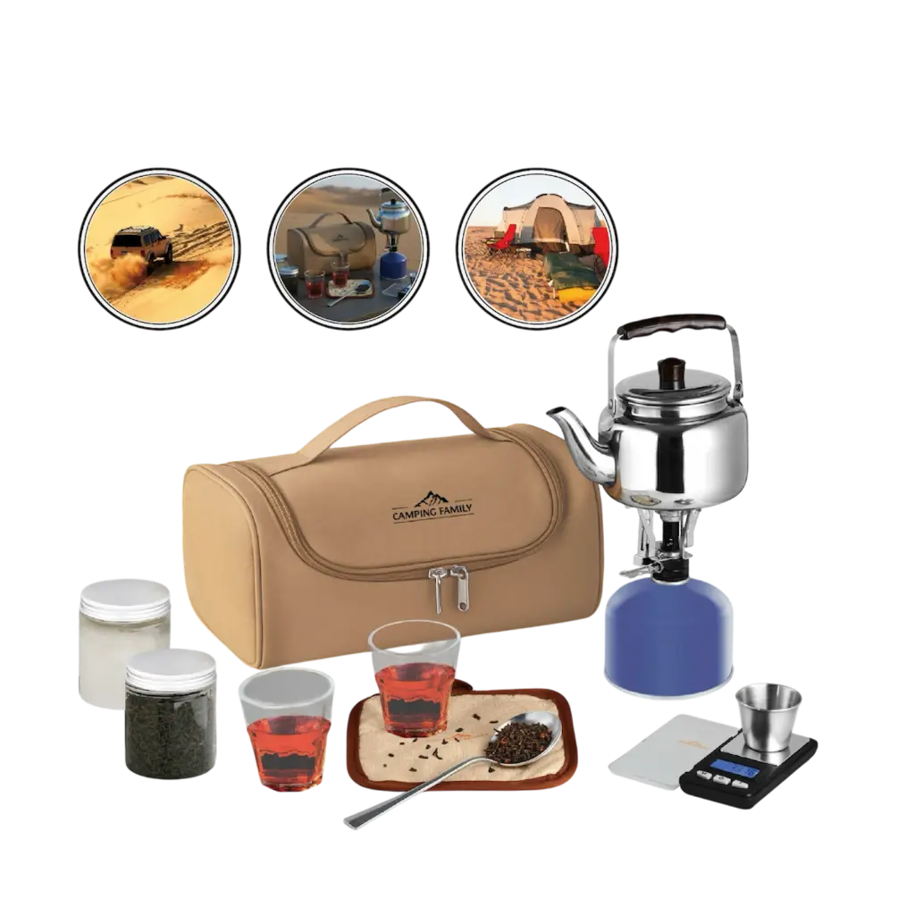 Camping Family Tea Set – A complete set for trips and camping MT-231001