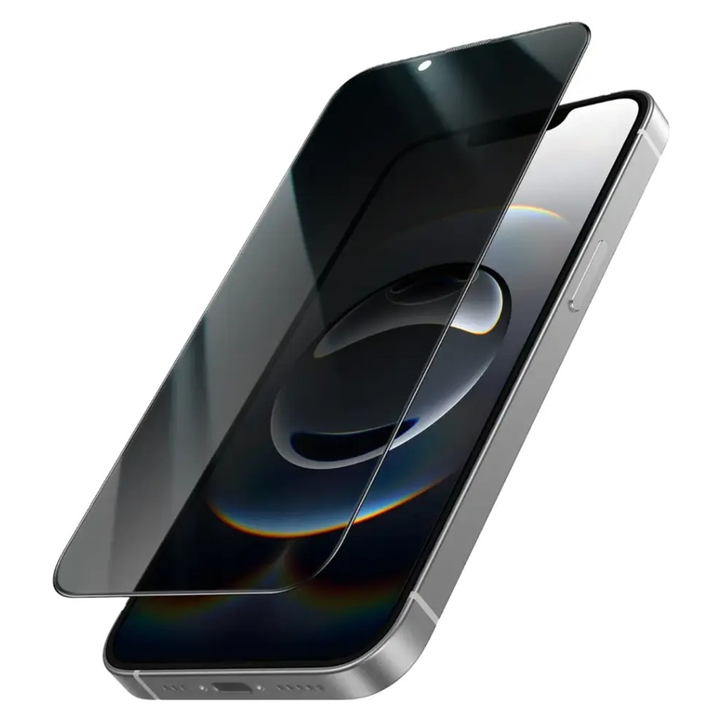 واقي جرين ليون 3D للخصوصية لهاتف iPhone 13 / 13 Pro – أسود