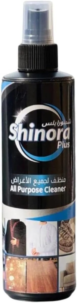Shinora Plus All Purpose Multi Cleaner, 250ml, Professional Stain Remover for Fabric, Metal, Plastic and Headlights