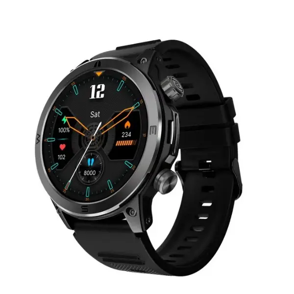 ساعة نويز إنديفور الذكية المتينة بشاشة AMOLED مقاس 1.46 بوصة - أسود فاحم