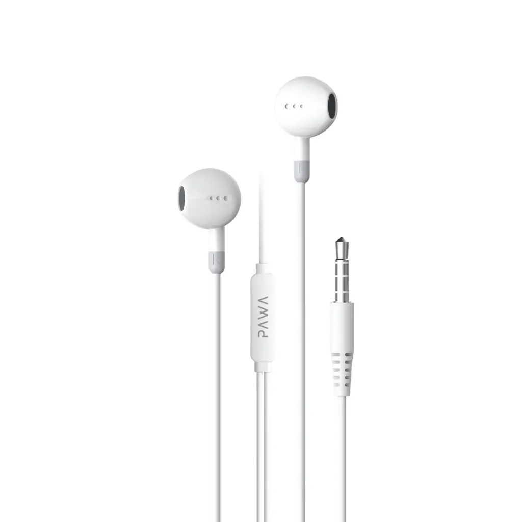 Pawa Chords Lite Edition Stereo Earphone With 3.5MM Connector - White