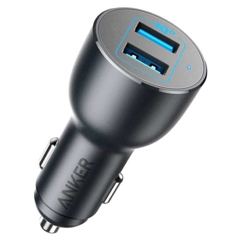 Anker PowerDrive+III Duo 48W Car Charger 2USB-C Power