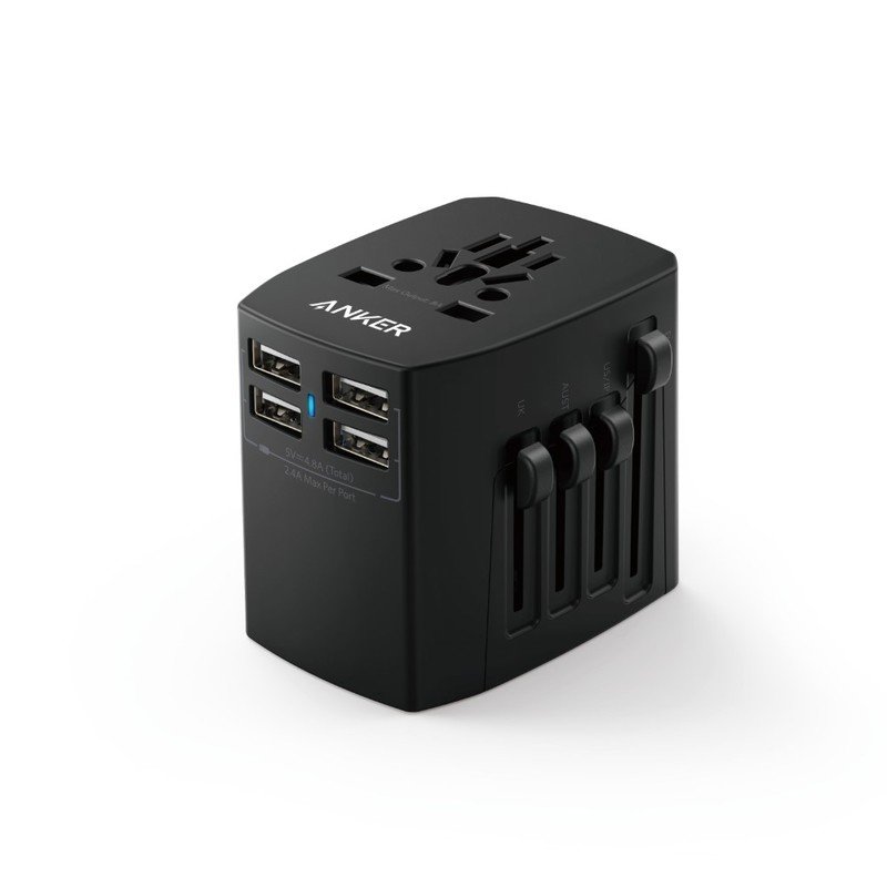 Anker Universal Travel Adapter With 4 Usb Port