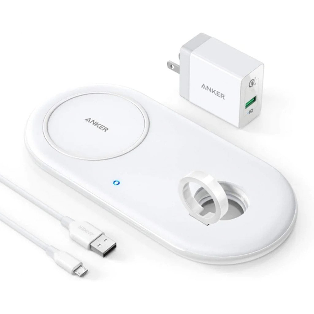 Anker Powerwave+Pad With Watch Holder & Quick Charger 3.0 BK