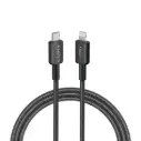 أنكر كابل 322 مجدول من USB-C إلى لايتنينغ بطول 6 أقدام – أسود