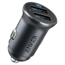شاحن سيارة Anker PowerDrive 2 Alloy – أسود