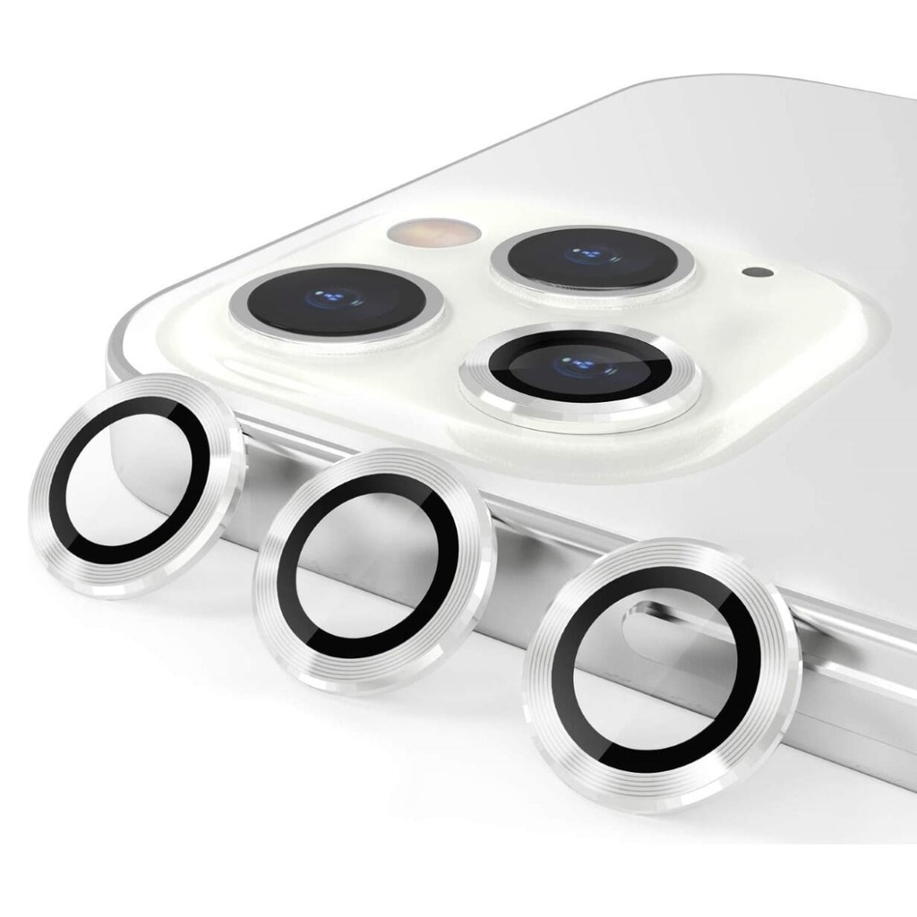 Green Lion HD Plus Lens Protector for iPhone 13 Pro / Pro Max – Silver