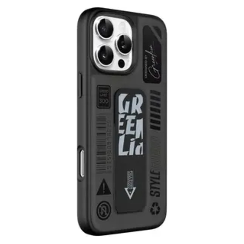 Green Lion Grip Pro MagSafe Case لـ iPhone 16 Pro – أسود