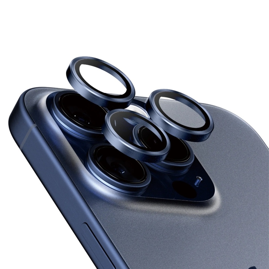 At for iPhone 15 Pro/pro Max Ar 3 Lens Glass New Blue