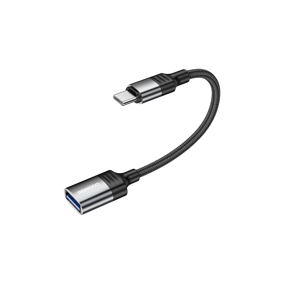 Porodo USB-C OTG Wire - Black
