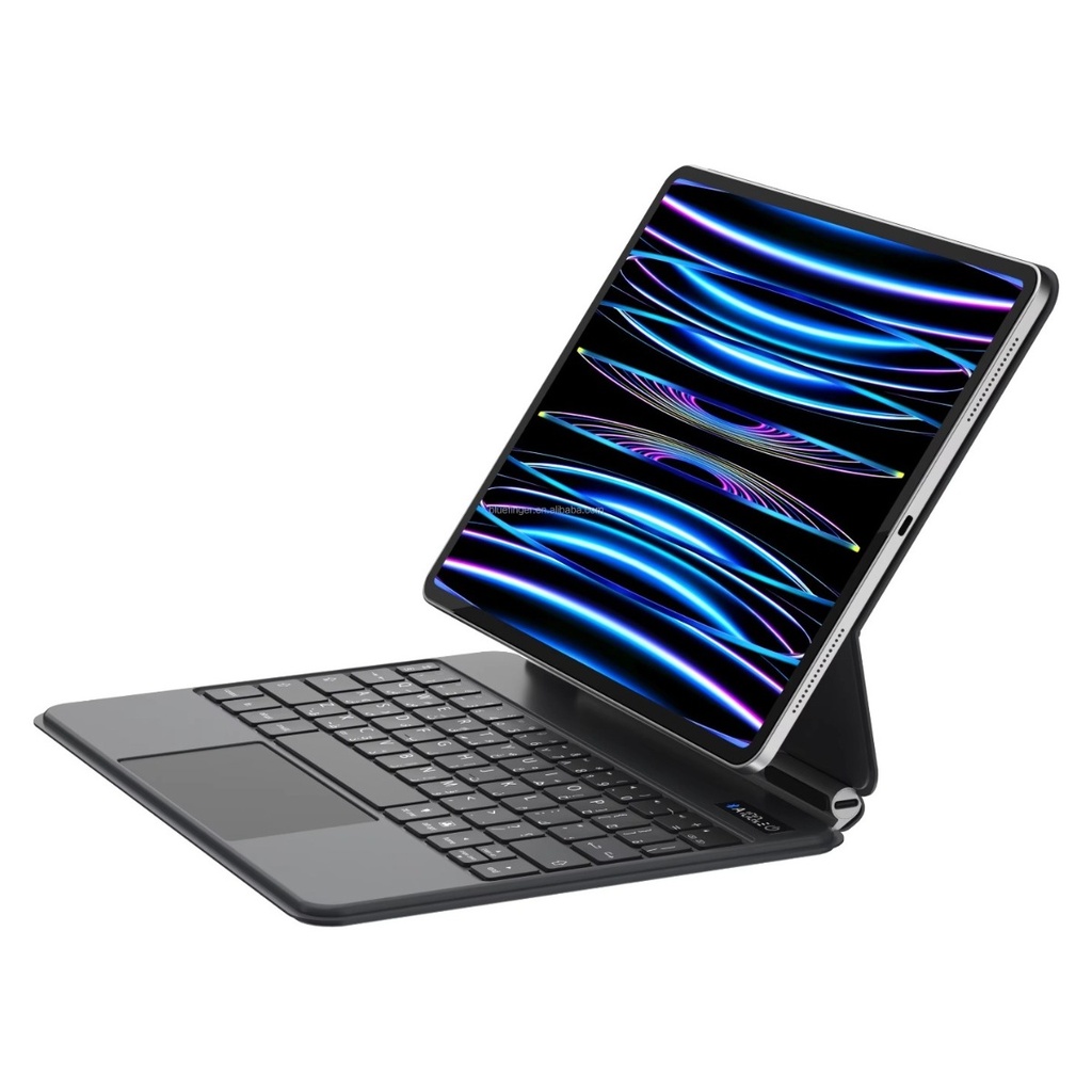 Green Lion Magic Keyboard for iPad 10.9" & 11" (Arabic/English) – Black