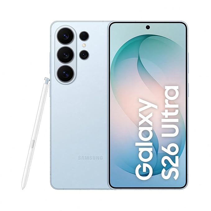سامسونج غالاكسي S26 ألترا 5G، ذاكرة 16 جيجابايت وسعة 1 تيرابايت – أزرق سماوي