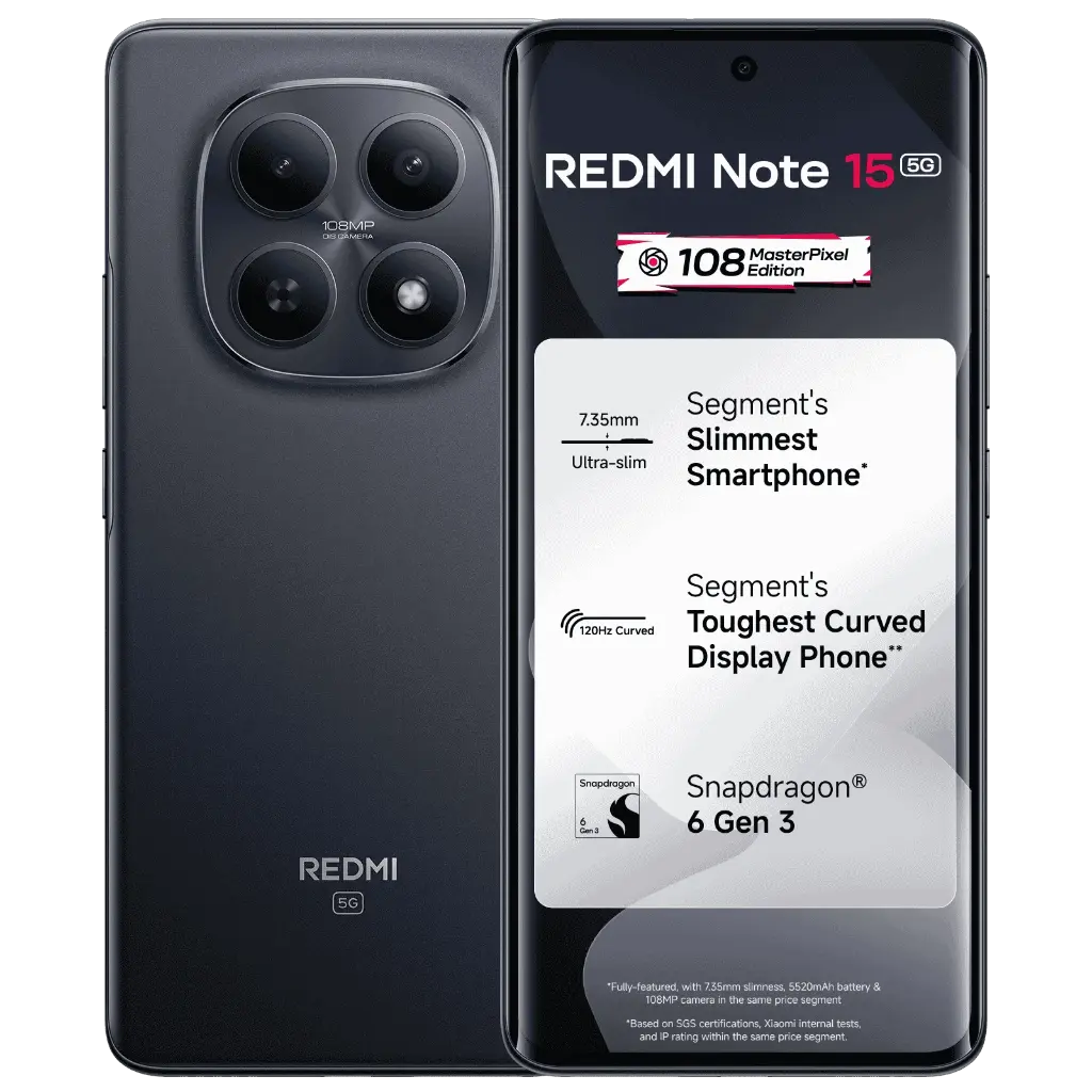 Redmi Note 15 5G 8/256GB Black