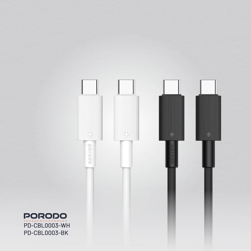Porodo USB-C to USB-C Durable Charging Cable