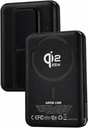 Green Lion Wellington Power Bank, Qi2.2 Wireless Technology, Built-in USB-C 10000mAh- Black