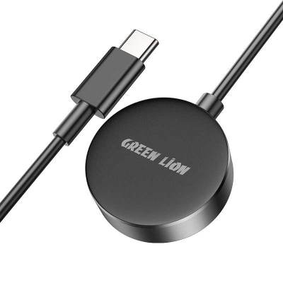 Green Lion Wireless Watch Charger For Samsung Watches 2.5W Black 