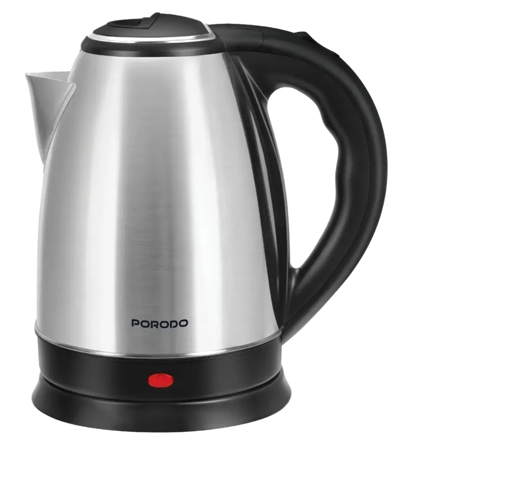 Porodo Pyro Electric Stainless Steel Kettle 1.8L - silver