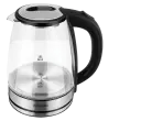 Porodo Pyro T1 Electric Glass Kettle 360° Rotating Base 1.8L - Clear