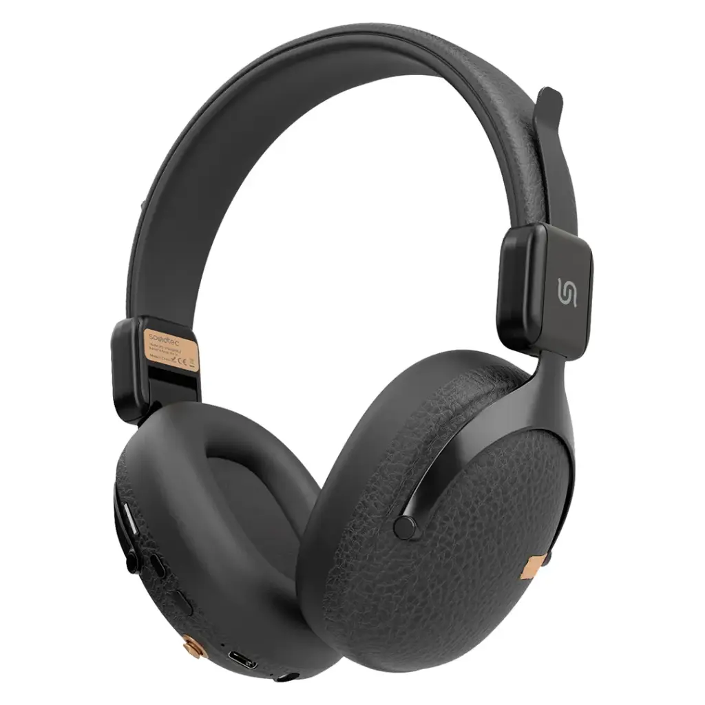 Porodo Soundtec Onyx Sonic Wireless Headphone - Black