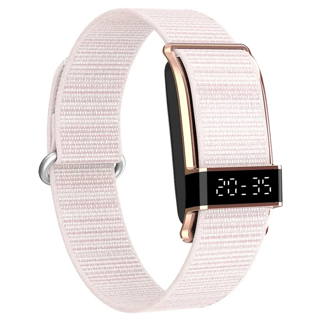 Porodo Trackfit Pro Smart Bracelet Fitness Tracker with Display App - Pink