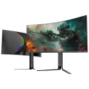 Porodo 34" Gaming Ultra-Wide QHD 200Hz Gaming Monitor with Ergonomic 3-Axis Stand - Black