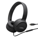 JBL Tune 520C USB-C Wired Headphones – Hi-Res Audio, JBL Pure Bass, 3-Button Remote, Comfortable Fit – Black