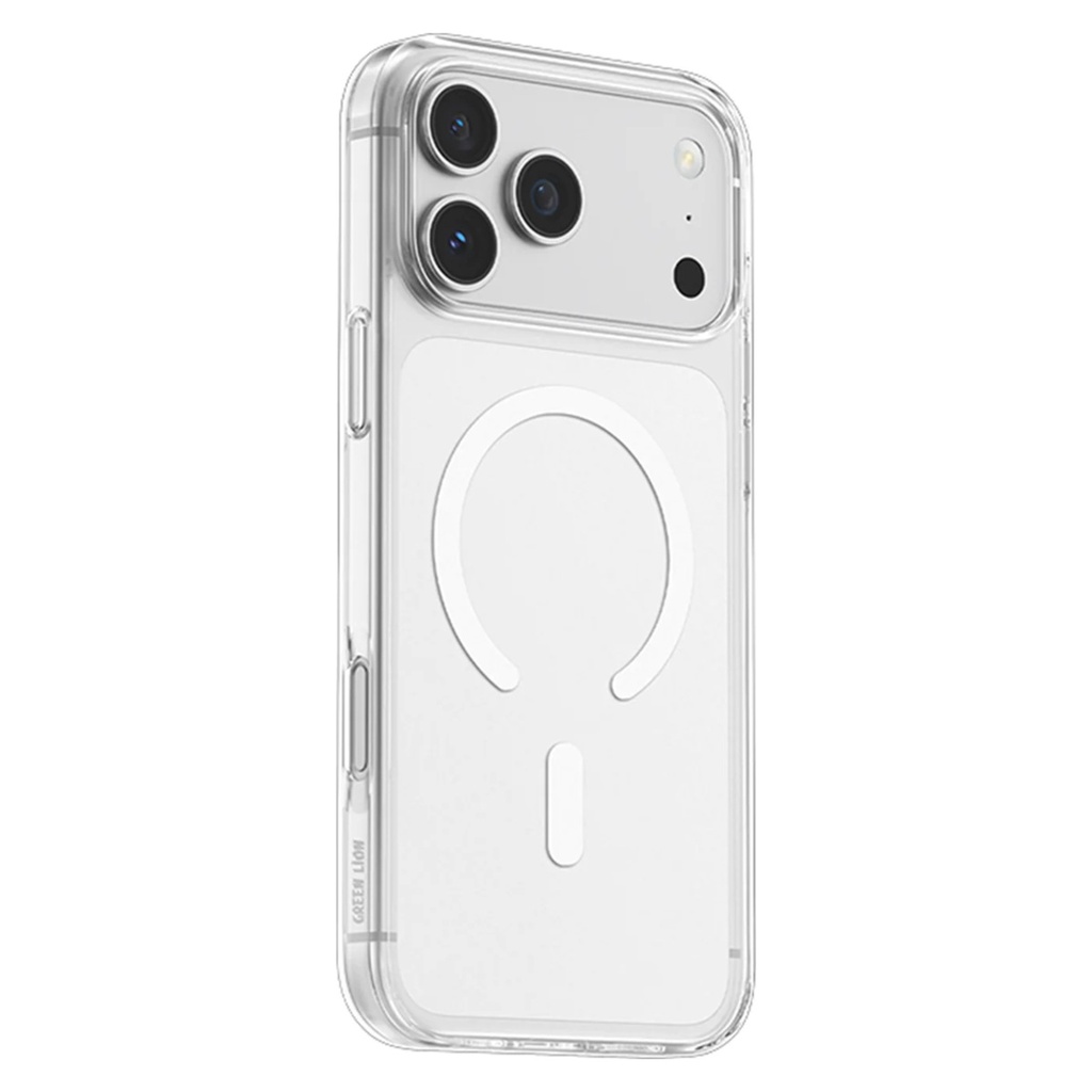 Green Lion Coral Delgado Case for iPhone 18 Pro Max and 17 Pro Max – Clear