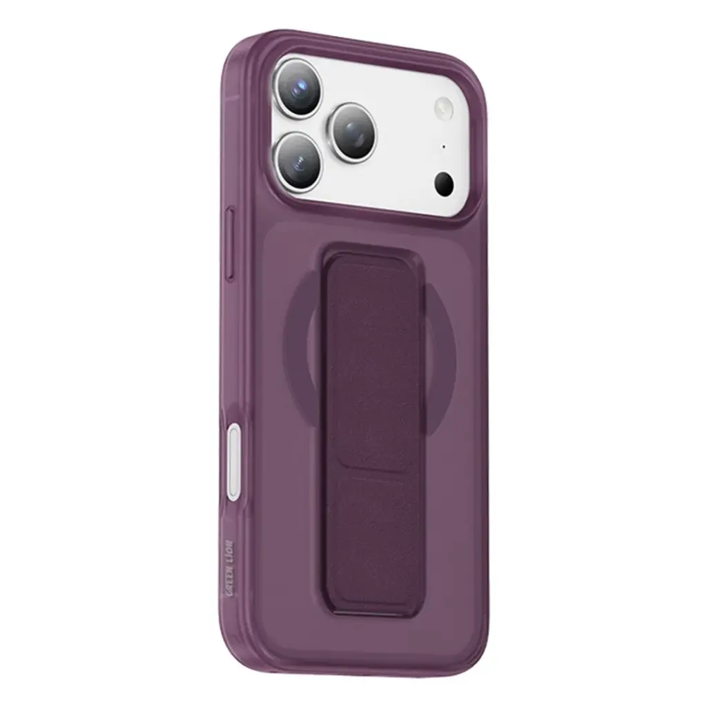 Green Lion Grip 360 MagSafe Case for iPhone 18 Pro and 17 Pro - Burgundy