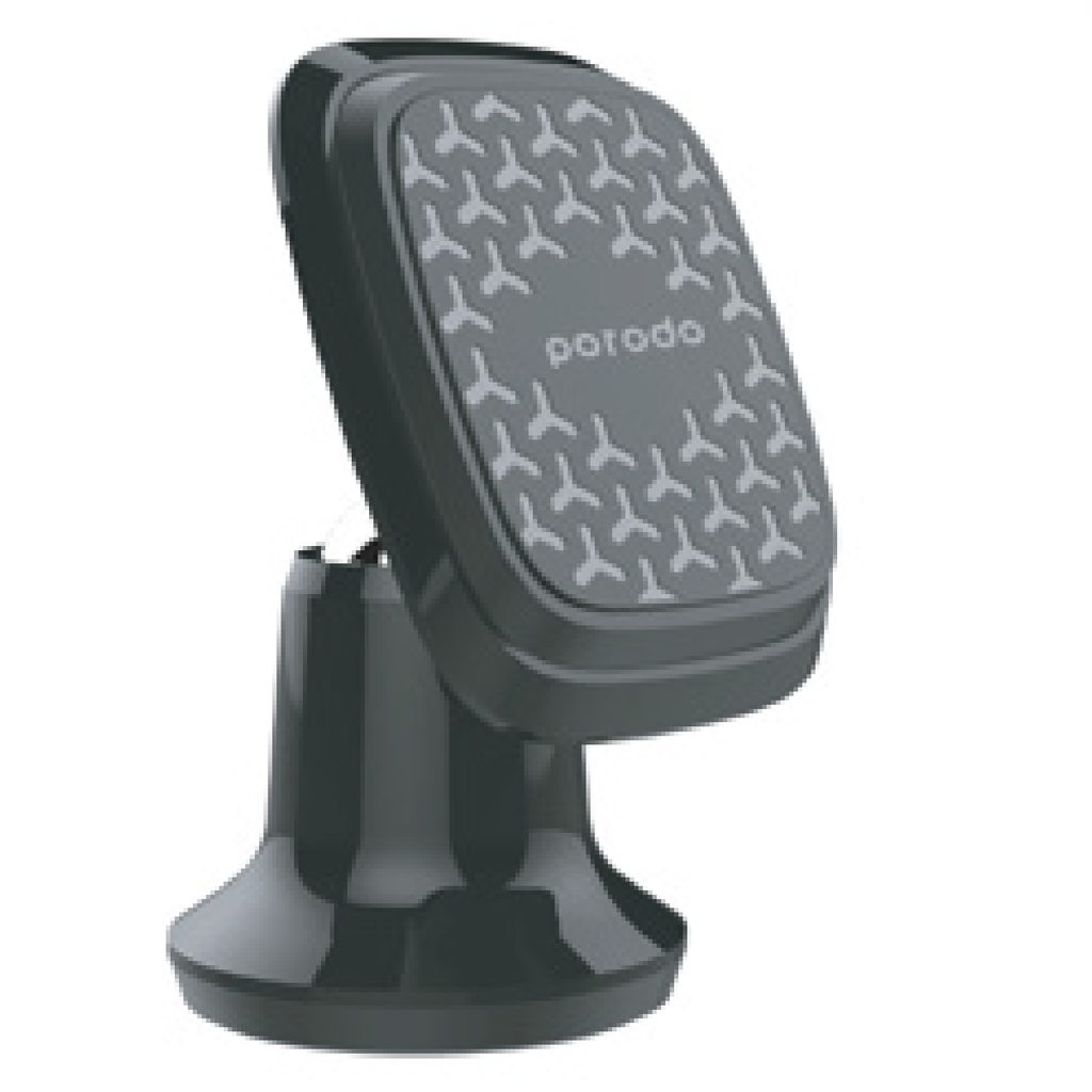 Porodo PD-METDM Magnetic Car Mount with 360° Rotation - Black & Silver