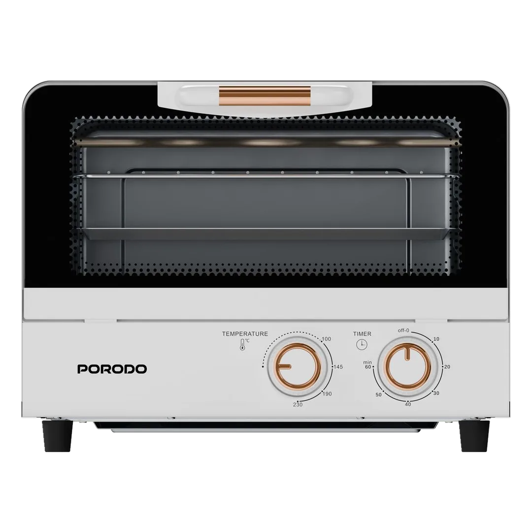 Porodo Lifestyle Novan 10L 750W Compact Electric Oven - Beige