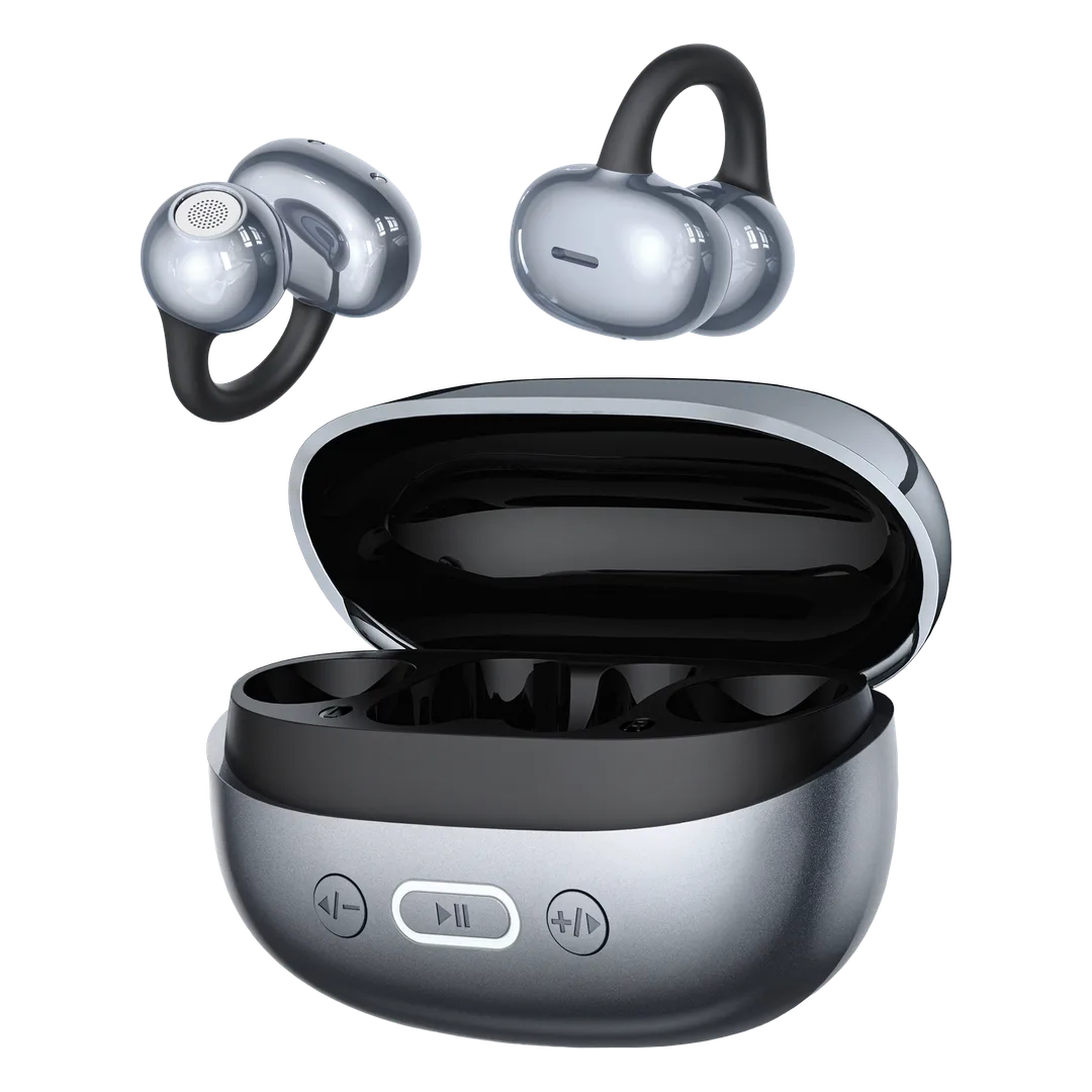 Porodo Soundtec Inova Open-Ear ENC Earbuds - Black