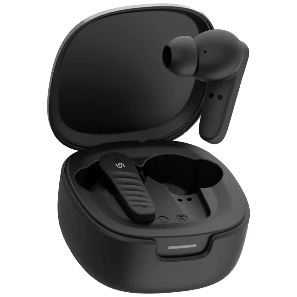 Porodo Soundtec Ultrafit ANC Wireless Earbuds - Black