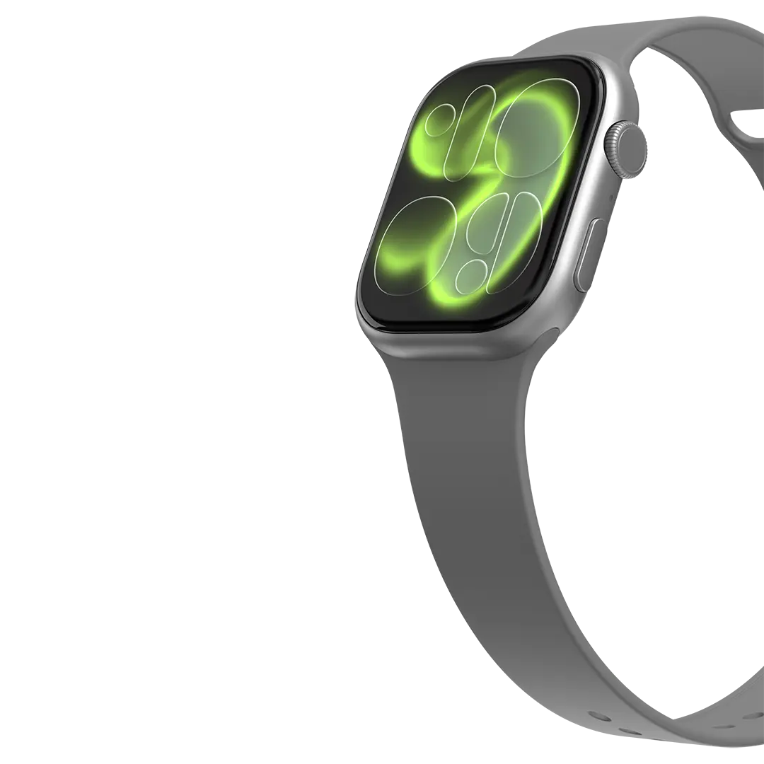 ساعة ذكية بورودو إيرو فيت II ميني 41 مم - فضي