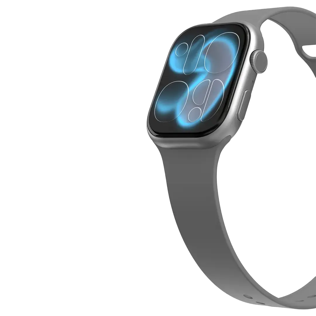 Porodo AeroFit II 2.01-Inch Smartwatch - Silver