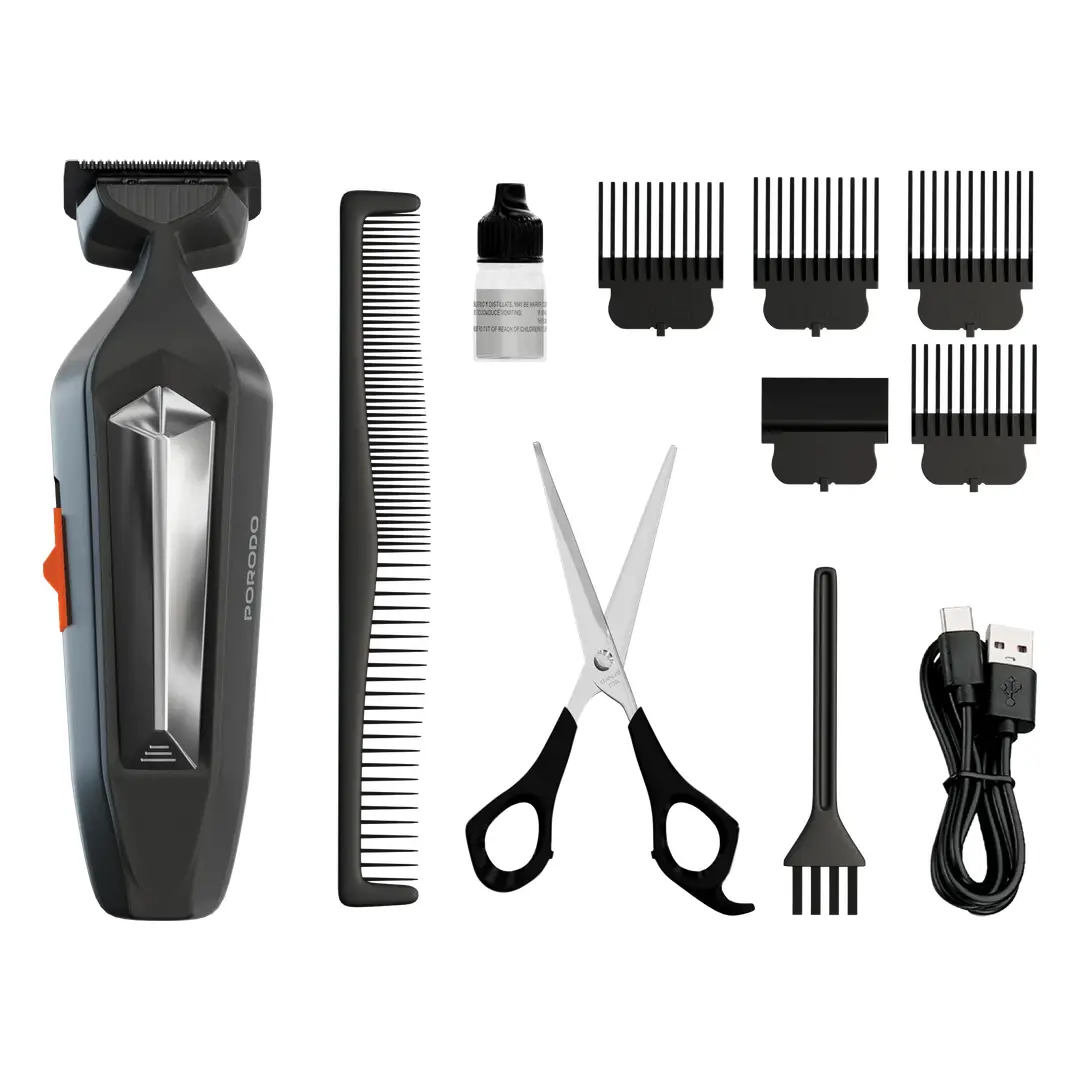Porodo Lifestyle Raze Rechargeable Trimmer - Black