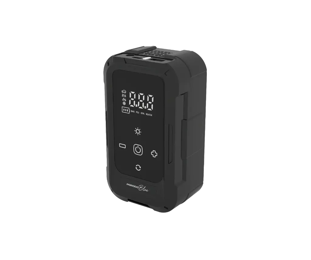 Porodo Blue Airo Car Tyre Inflator - Black