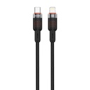 Porodo Aluminium Braided USB-C to Lightning Charging Cable