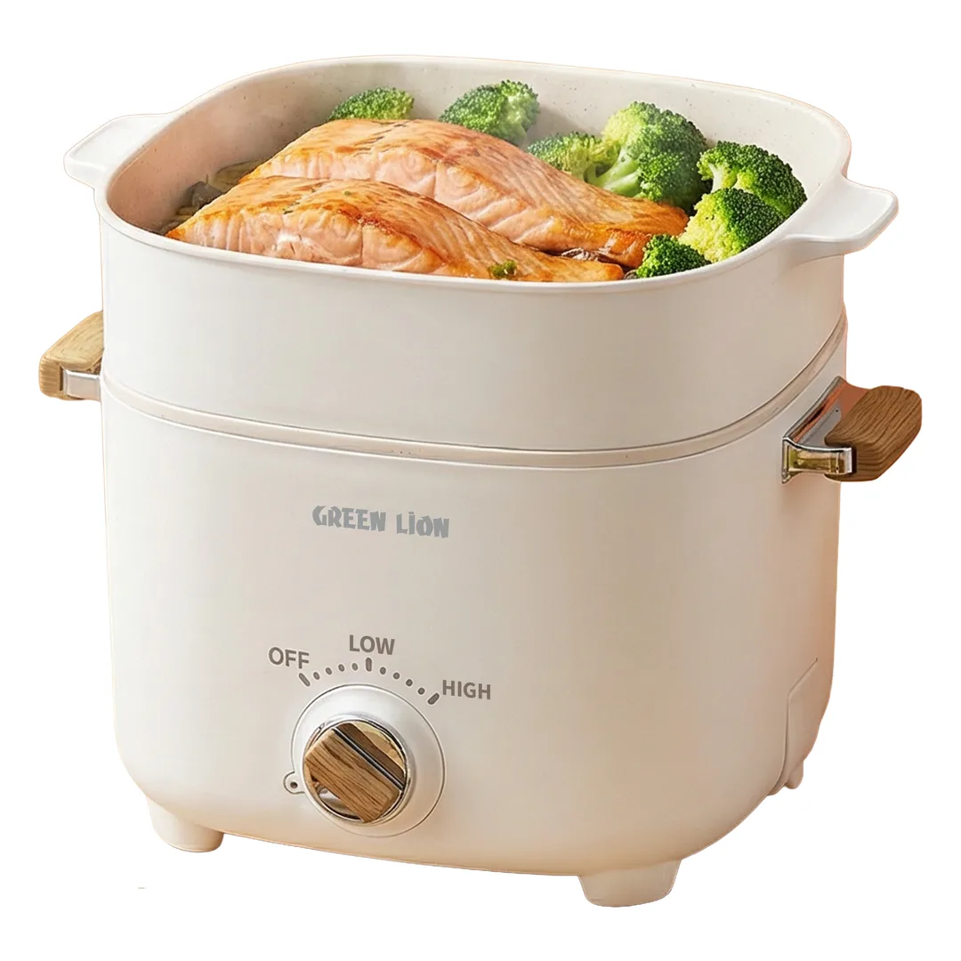 Green Lion Multi-Pot Electric Cooker - White