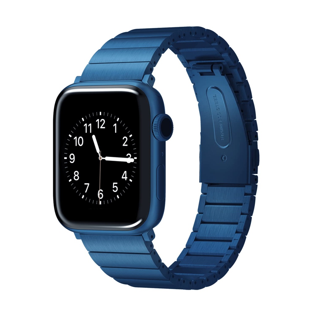 Viva Madrid Lavier Metal Watch Strap For Apple Watch 42/44/45/46/49MM - Blue