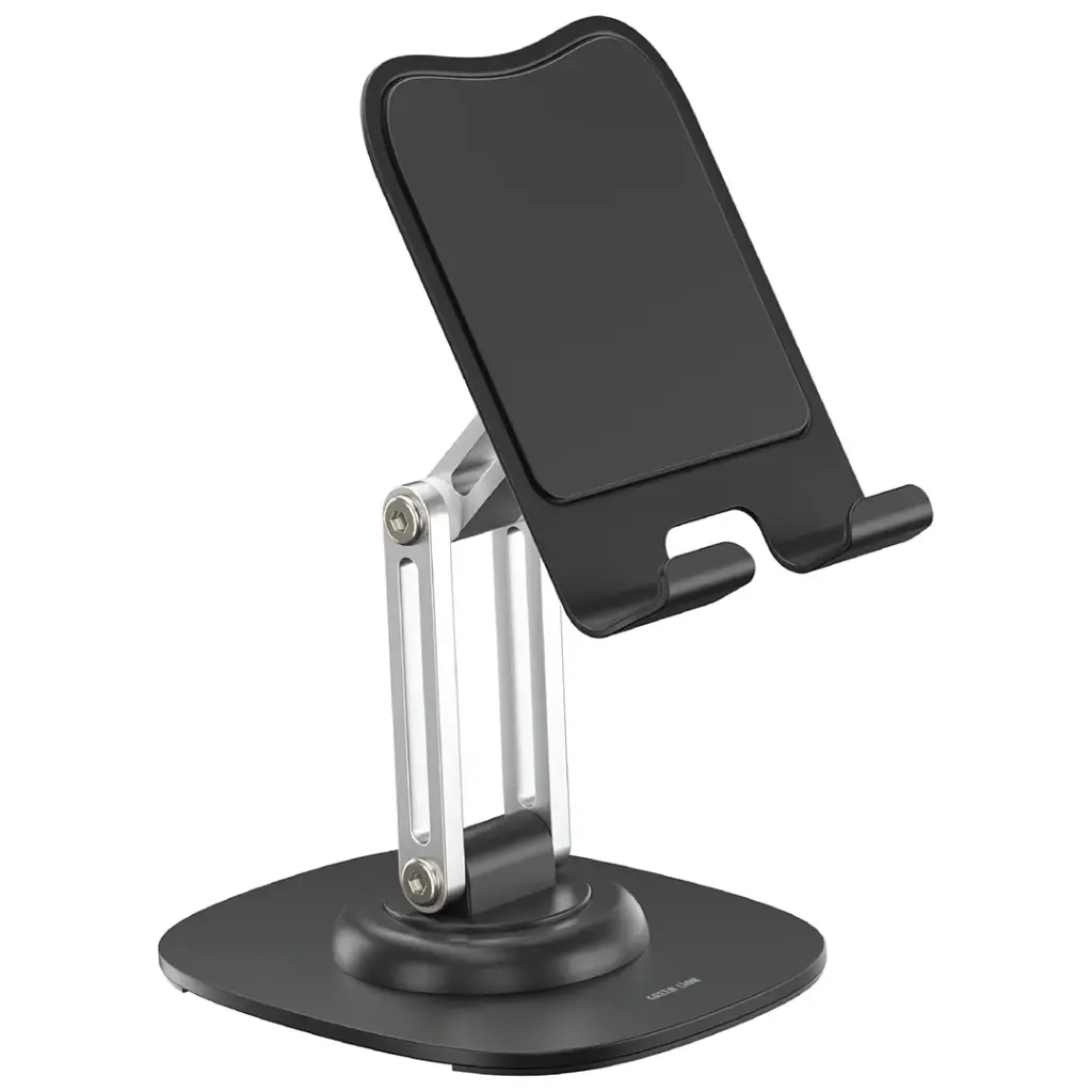 Green Lion M4 Foldable Phone and Tablet Stand - Black