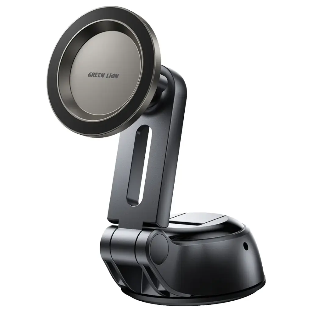 Green Lion GX-66 MagSafe Car Phone Holder, 360° Rotation - Black