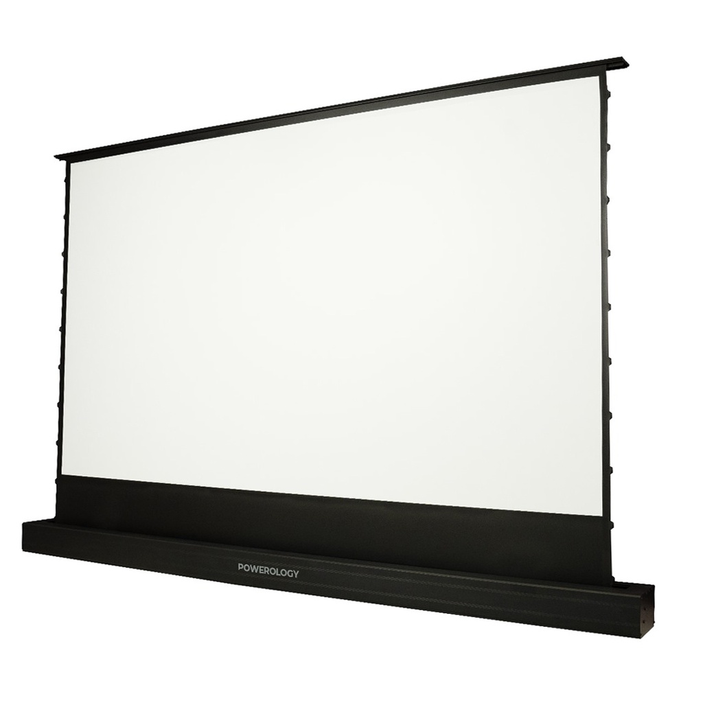 Powerology 100" Motorised Floor Projector Screen - White